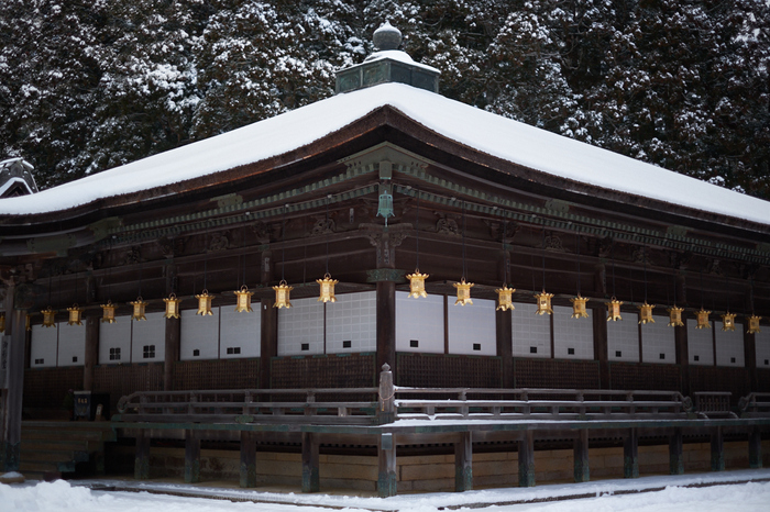 和歌山 高野山 金剛峯寺壇上伽藍の雪景 2018 ／ FUJIFILM X-T2 - お写ん歩